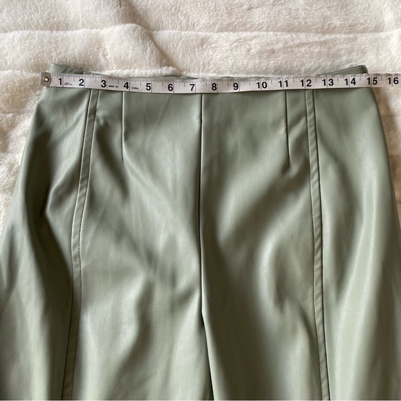 Free People We The Free Real Deal Slit Vegan Pants Seagrass Size 30 - Picture 7 of 14